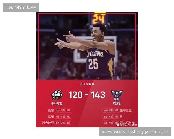 “鹈鹕步行者榜尾战，墨菲外线爆发成比赛胜负手”